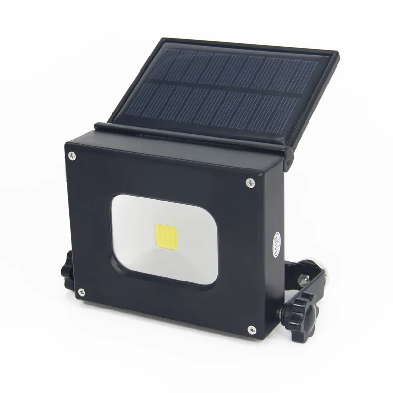 Hot sale product 10W Rechargeable Portable LED Pocket Flood Light With Solar Panel