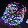 Wedding Xmas Party Women Lady LED Light Up Flower Headband Hair Wreath Garland CE035