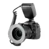 LED Ring Flash Light DSLR Camera photo LED Macro Ring Lite Flash Speedlite Light With Lcd Screen Display For Makeup Live Studio