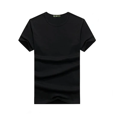 Custom New Style Polyester Dry Fit Fabric Compressed Black T Shirt ...