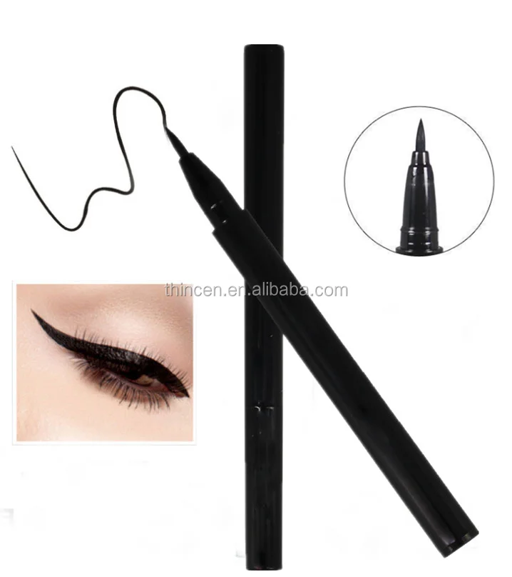 Waterproof Smudge Free Private Label Makeup Black Liquid Eye Liner Pencil