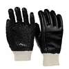 online sale 26cm single dipped knitt wrist PVC particle slip-proof gloves for work protected