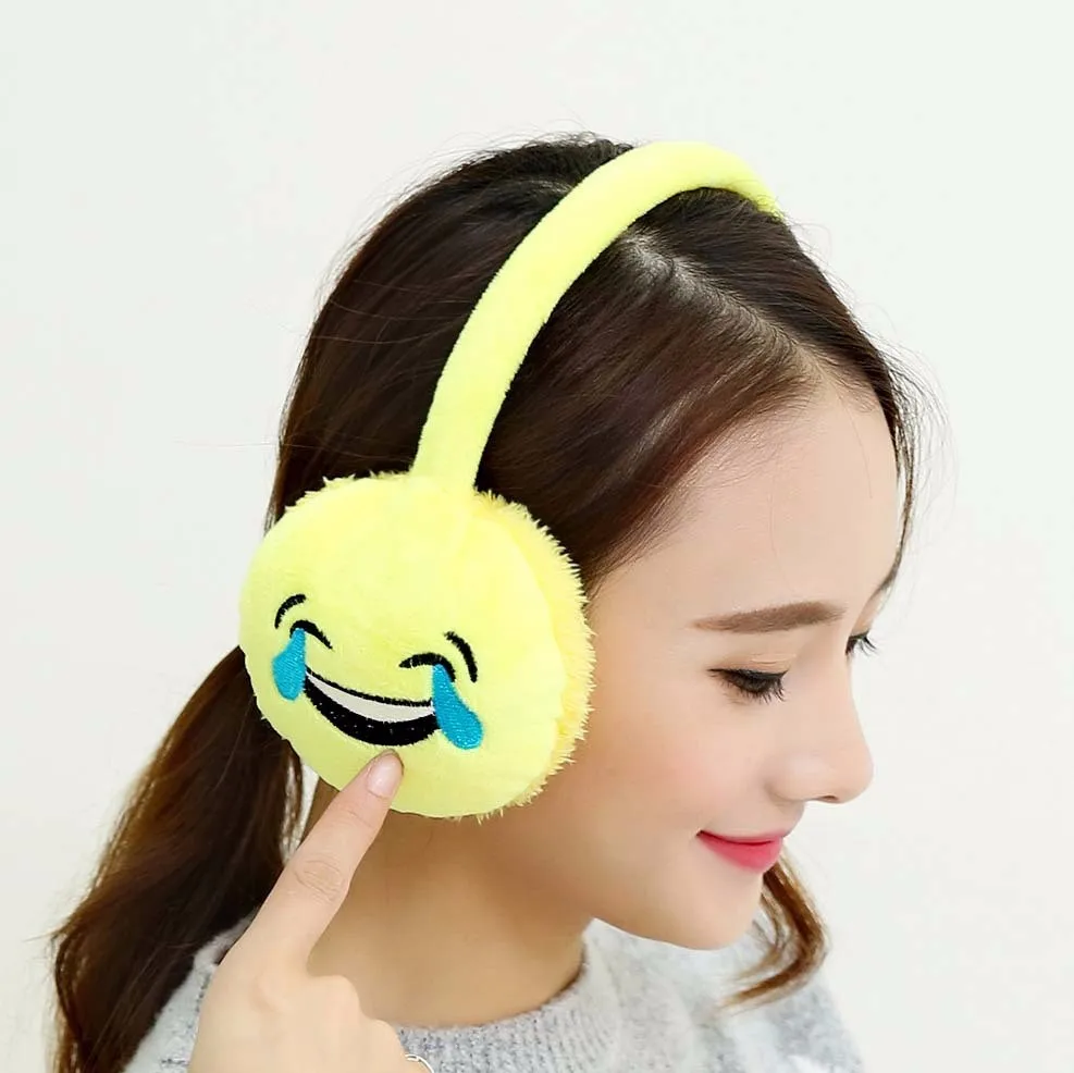 Earmuffs For Kid And Women Emoji Earmuffs Emoji Product Winter Earmuffs