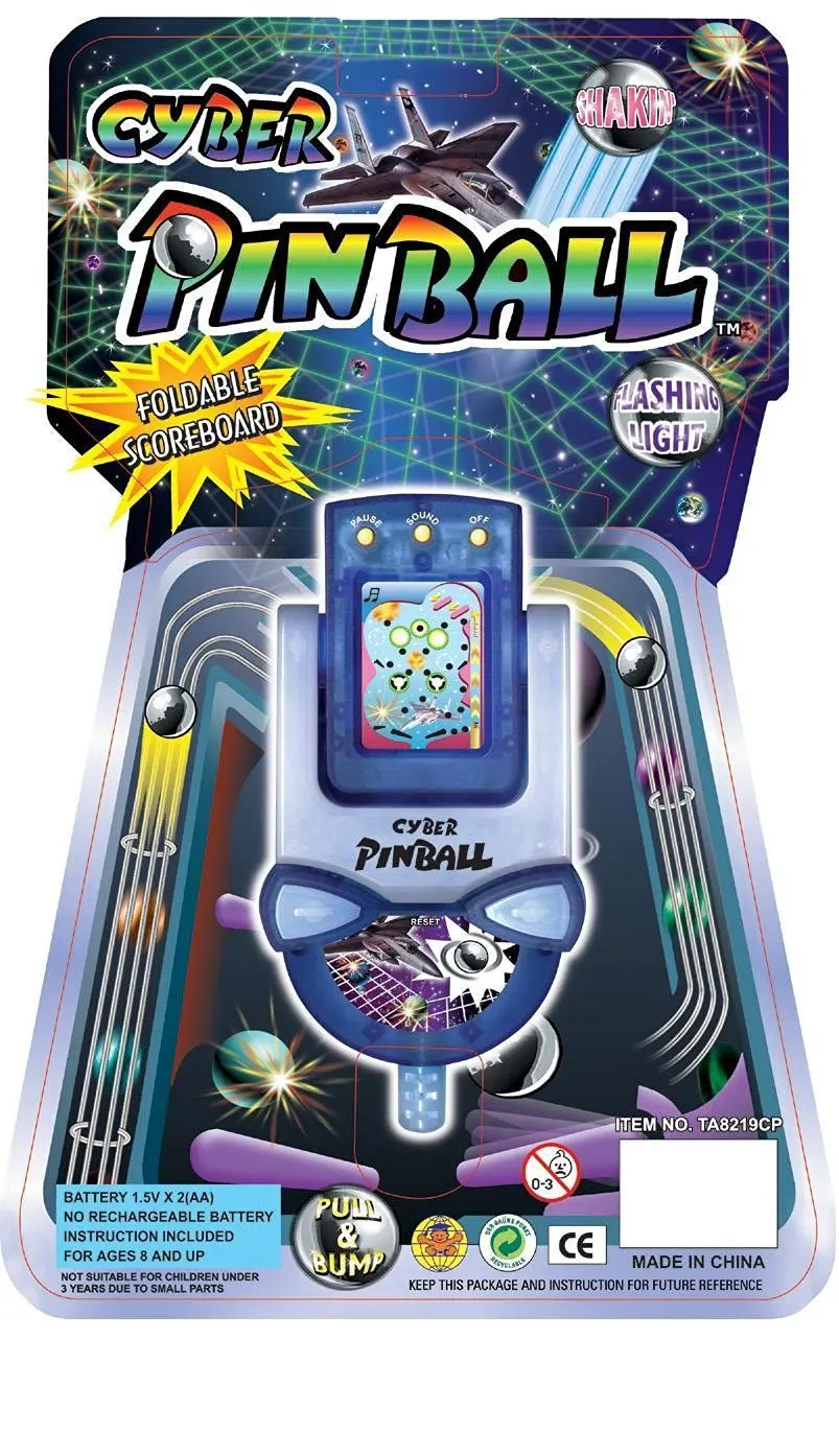 handheld electronic pinball game