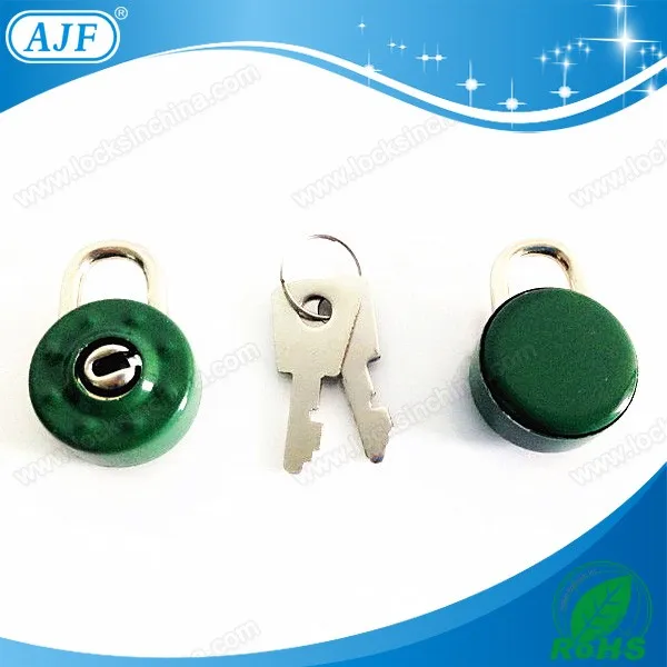 AJF 2015 Fashion design mini round key gift box lock, jewelry box lock