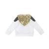 Toddler Baby Boy Cute Top Sparkle Glitter Clothes with Pocket Kids Coat