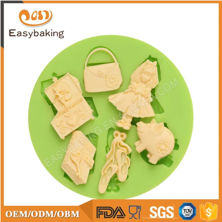 ES-1749 Fondant Mould Silicone Molds for Cake Decorating