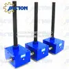 Mexico customers JTC2.5 small crank jack 75mm stroke with protective tube bellow boots hand crank for mini gear adjustable table
