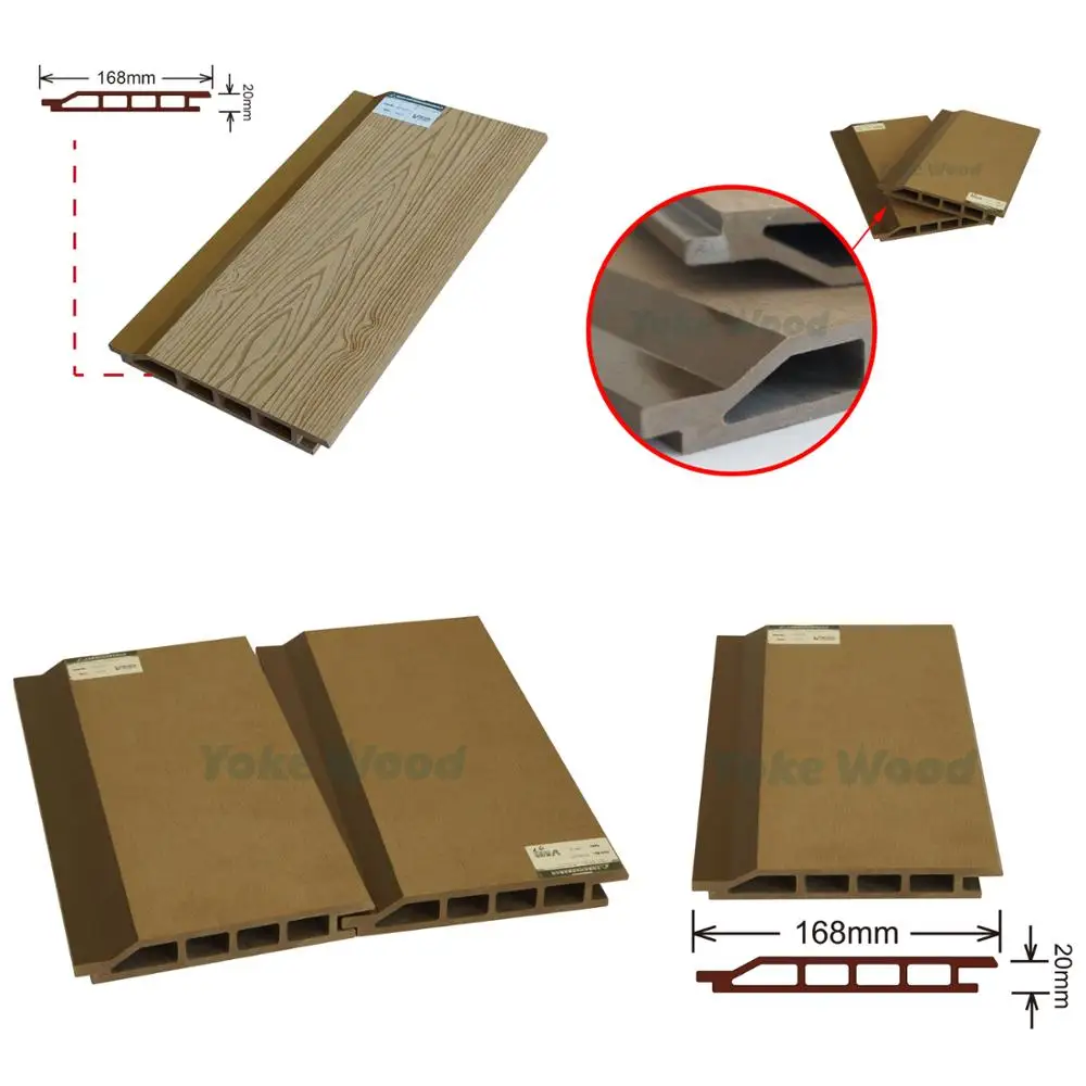 Outside Wall Covering Wood Plastic Composite Decking Wpc Waterproof Garage Wall Covering Panels