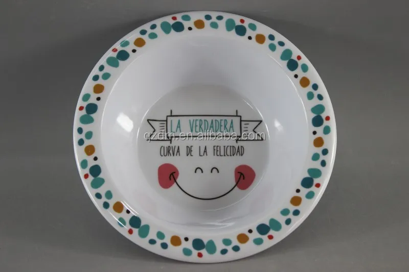 6.5 "melamine Kid's bowl + spoon