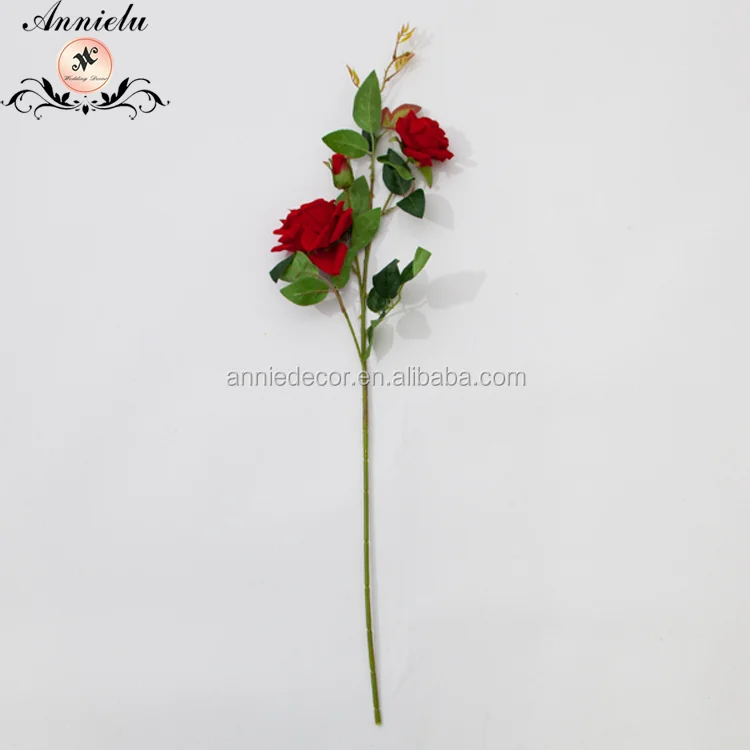 Wholesale Newly-designed Wedding and Home Decoration Silk Rose Artifical Flower