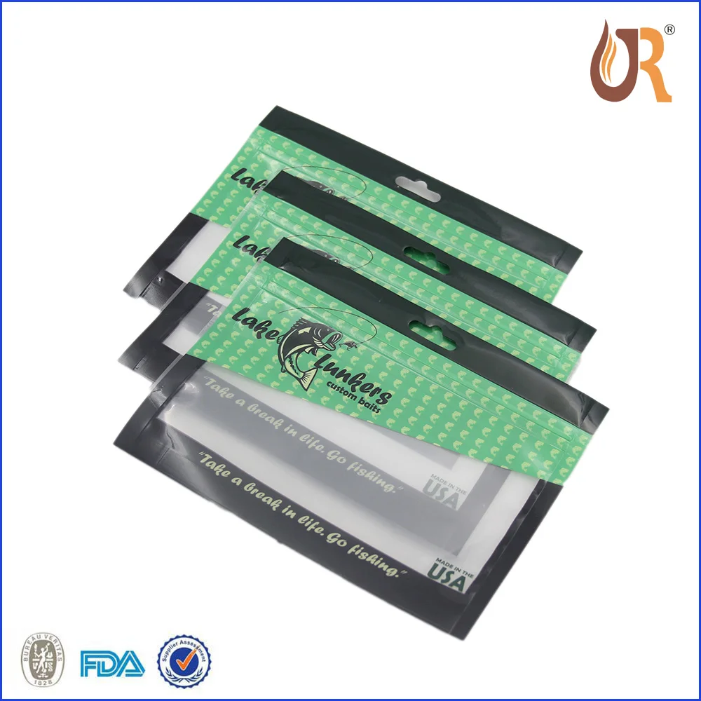Customized Fishing Lure Packaging Bag Wholesale/ Cheap Laminated