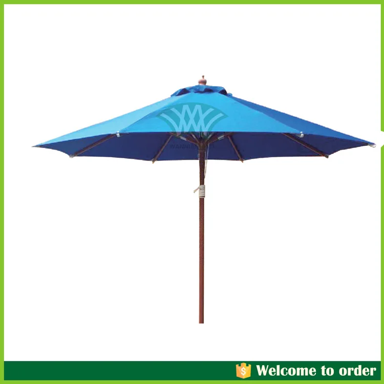 9ft Diameter 2.7m Wind Resistant Windproof Wood Garden Parasol Buy