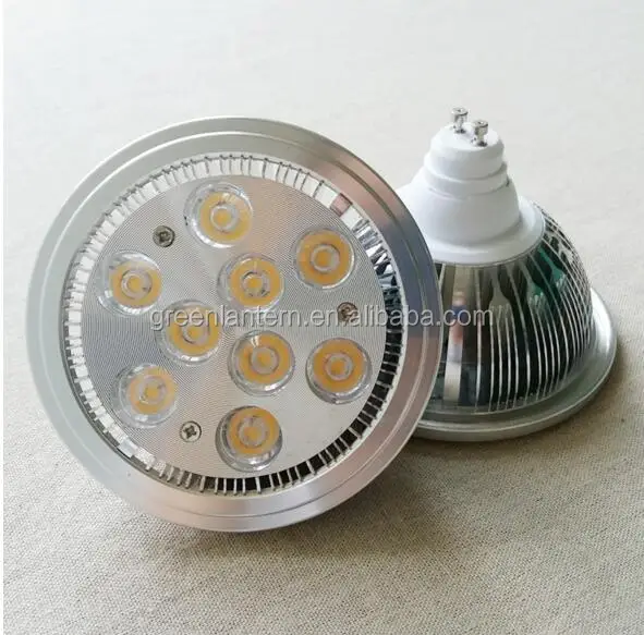 9W High power COB AR111 Led light bulb GU10 base AC 230V 120V