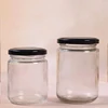 wholesale 18ml 25ml 35ml 50ml 60ml 70ml 75ml 100ml 150ml 195ml 200ml 240ml 8 oz 350ml 450ml glass jam jar with screw cap