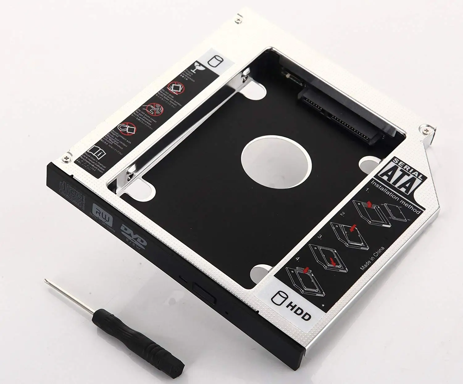 DY-tech 2nd Hard Drive HDD SSD Caddy Adapter for HP Pavillion DV6 DV6-7105TX dv6-6091nr