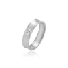 15855 XUPING High quality 11 mm simple inlay stainless steel ring setting with stone