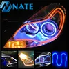 100% Waterproof Soft Led DRL Dual Color Strip Led Daytime Running Light Headlight