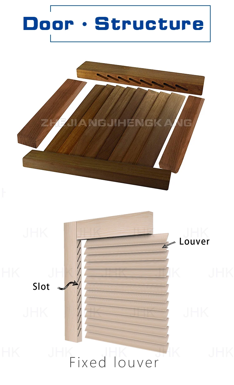 Jhk Oak Louvered Door Louvered Bi Fold Closet Doors Half Louvered