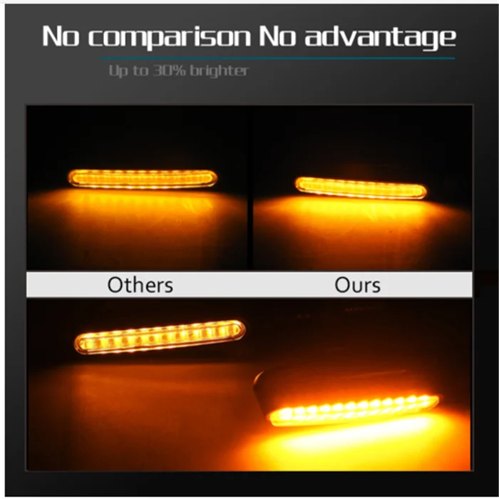 Universal Flowing Water Flicker Led Motorcycle Turn Signal Indicators