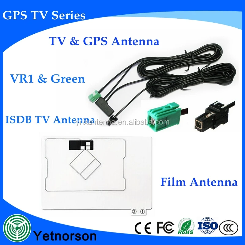 15dbi Uhf/vhf Isdb Film Antenna Adhesive Car Digital Tv Antenna Buy