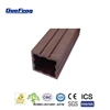 outdoor white wood plastic composite railing fencing wpc decking handrail post