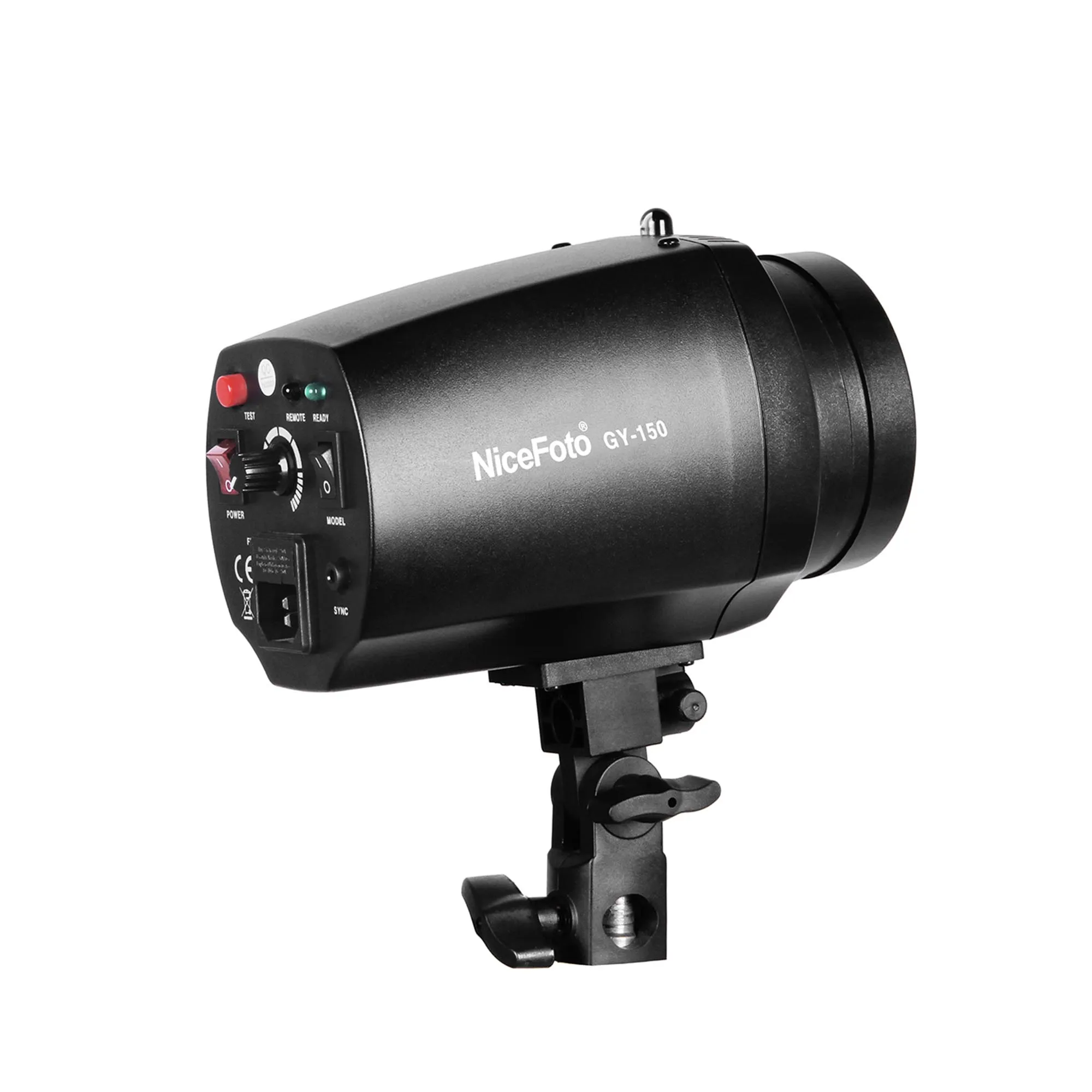 GY-150 150W NiceFoto Mini Studio Flash Light  GN38 CCT 5500 Strobe flash photo light photographic equipment for video shooting