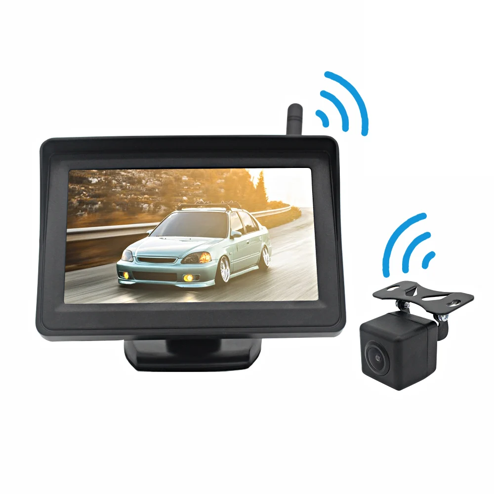 2019 120 Degree Len Camera And Monitor Truck wireless camera Improved 6 Lenses Upgrade Version With IP67 Waterproof
