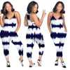 7 Colors Ladies Fashion Slacks Contrasting Colors Halter Top backless Plus size one piece Jumpsuit FM-Y171