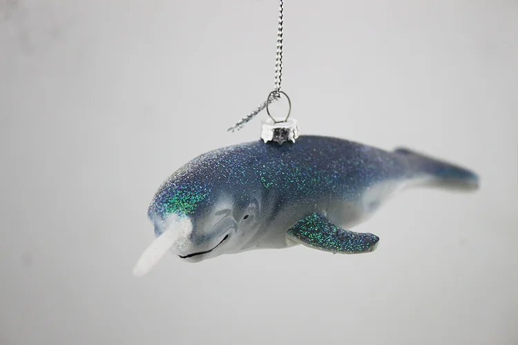 blown glass animal ornaments