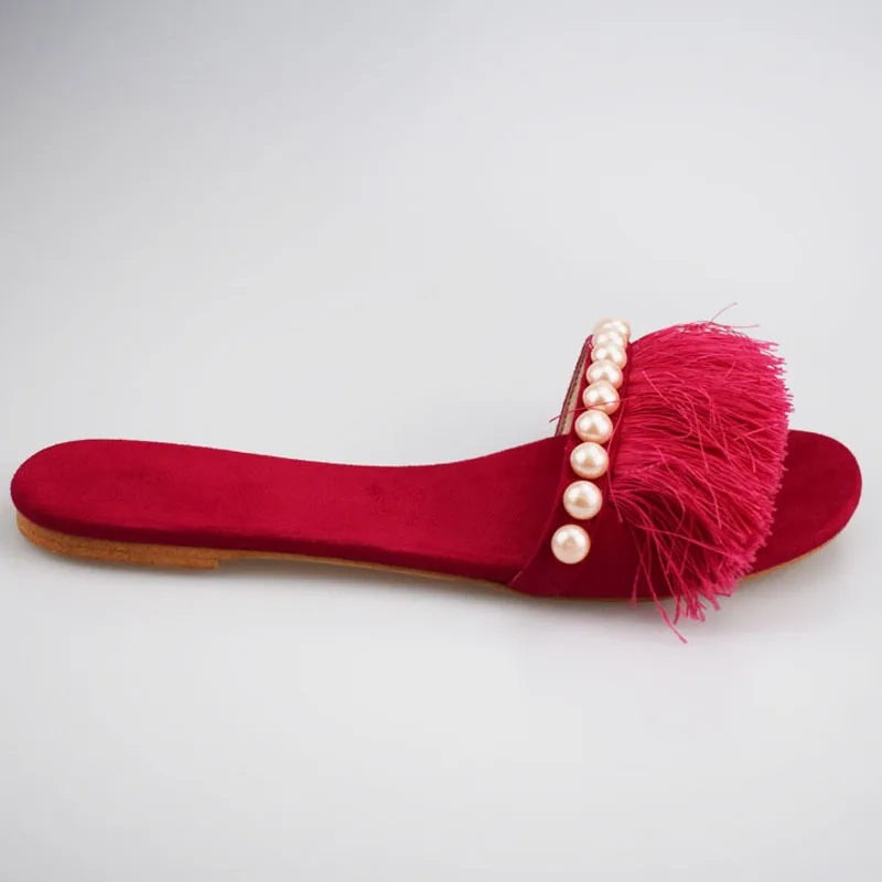 hot pink flat sandals