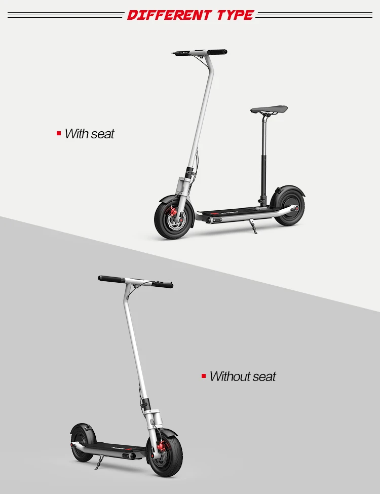 2 Wheel Long Range Foldable Electric Scooter Mobility With Seat