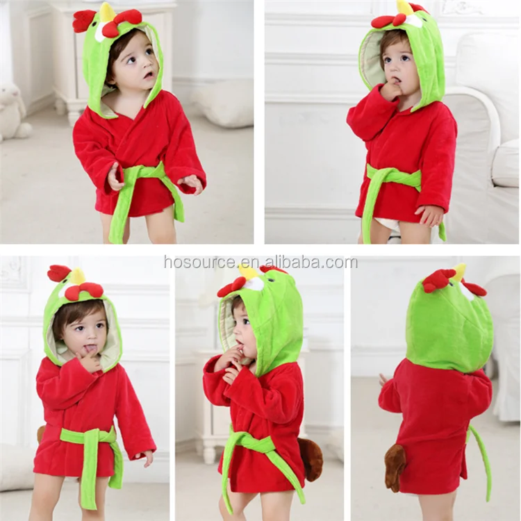 bathrobe towel with hood