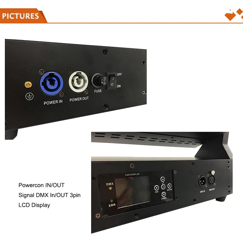 Lighting System For Stage 10*40W RGBW LED Wash Beam DJ Moving Bar Light Zoom DMX Event With Flight Case Set