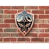 Solid Wood Game Shield Frameless Wall Clock Pointer Silent Wall Clock