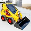 cheap but high quality mini skid steer loader 23hp 4wd vanguard epa engine with 4 in 1 bucket