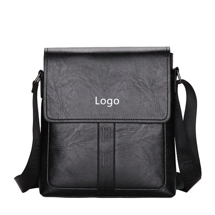 trending 2019 custom vintage brown pure leather messenger bag men