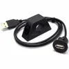 Car Dash Mount Installation USB cable