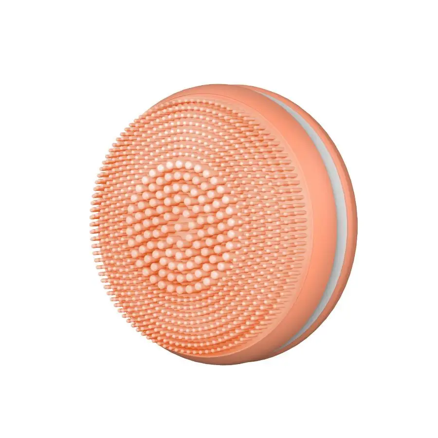 Electric Facial Cleansing Brush Silicone Vibration Mini Cleaner Deep Pore Round Cleaning Skin Massage face brush cleansing
