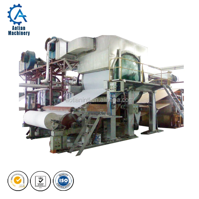 1760 Model Wheat Straw Pulp Paper Kitchen Towel Paper Machine Tissue Paper Making Machine