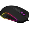 Colorful Backlit Clear Soft Gamer Click Gaming Mouse with 6 Buttons