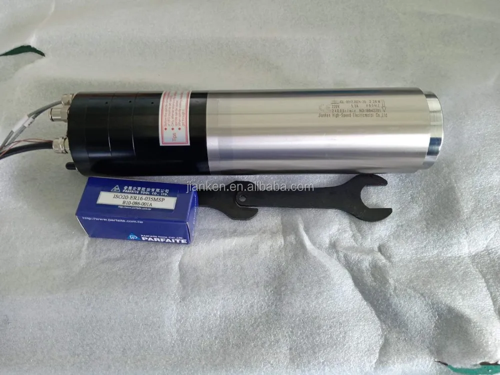Jianken JGL-80 2.2kw 24000rpm Spindle Motor with ATC