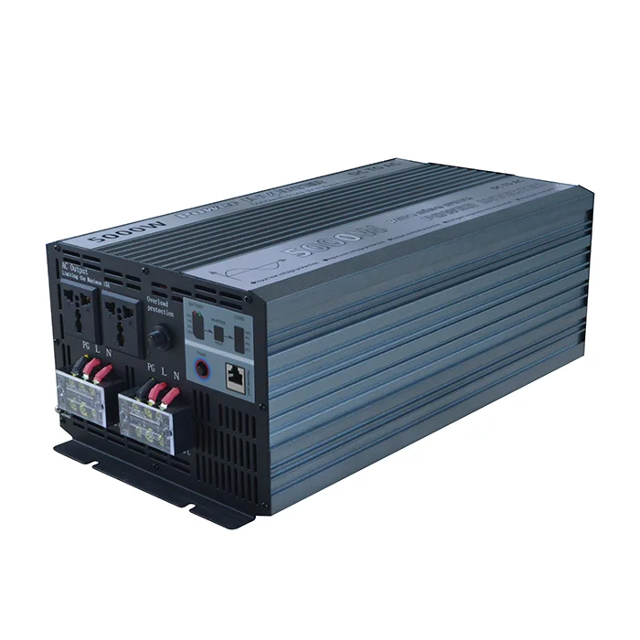 2500W//5000W 12//24V//48V//60V//72V to 110V LCD Display Pure Sine Wave power Inverter