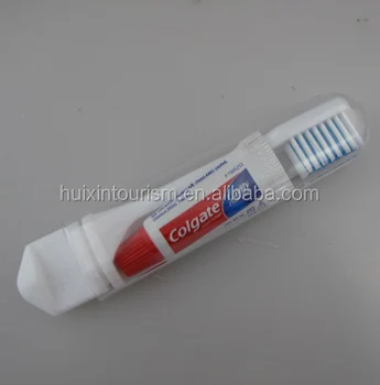 toothbrush with toothpaste inside