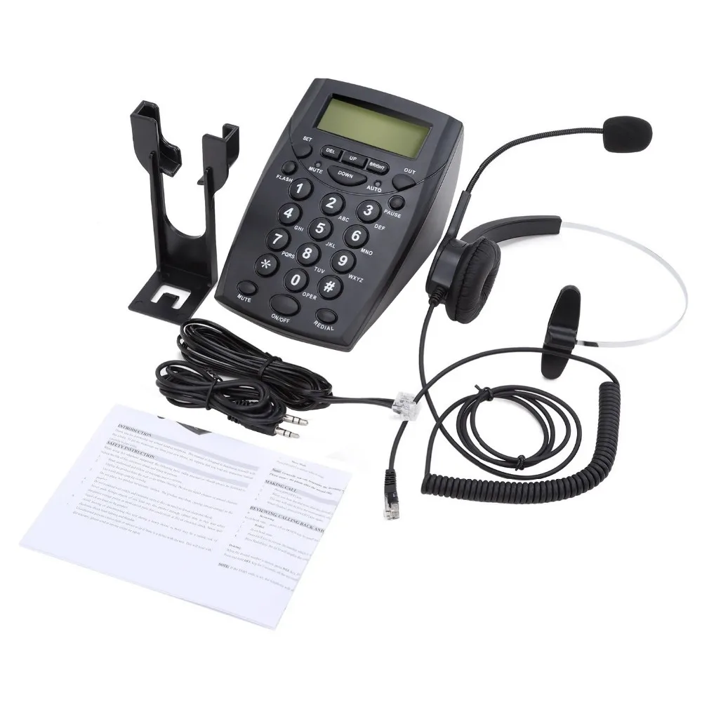 headset call center landline service phone hands