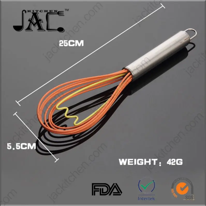 Wholesale Stainless Steel Silicone Flat Whip
