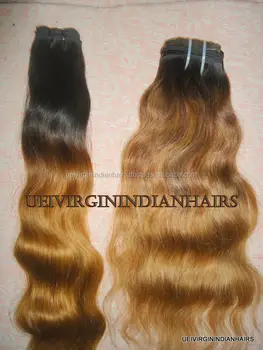 100 Natural Ombre Hair Products Indian Hair Extensions Sew In