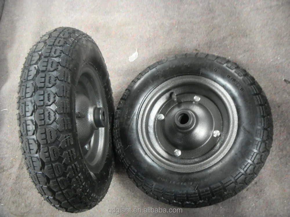 China supply 3.50-7 pneumatic rubber wheel for wheelbarrow