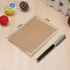 white colour paper notebook,sketchbook dots,kraft saddle stitch notebook custom