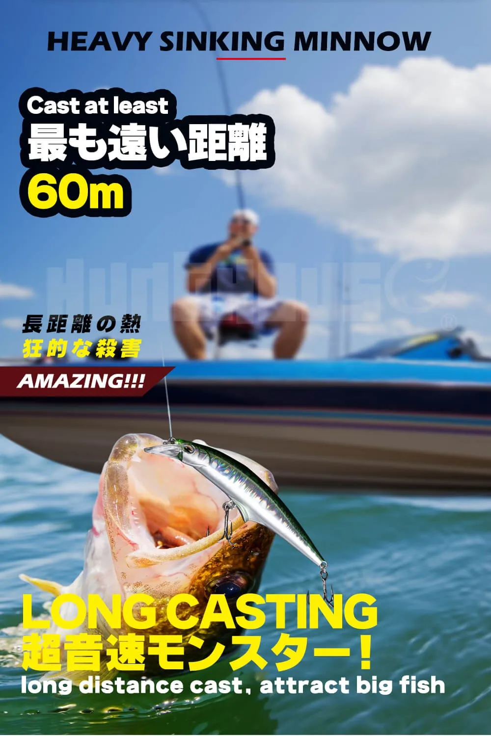 Fishing Lure Action Casting Spinner Unpainted Hard Minnow Lures Bait Buy Stick Bait Deep Dive